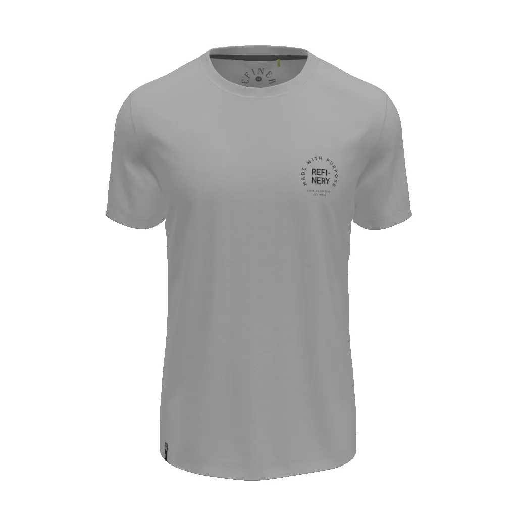 Core T-Shirt _ 145359 _ Light Grey sold by Refinery product image thumbnail 3