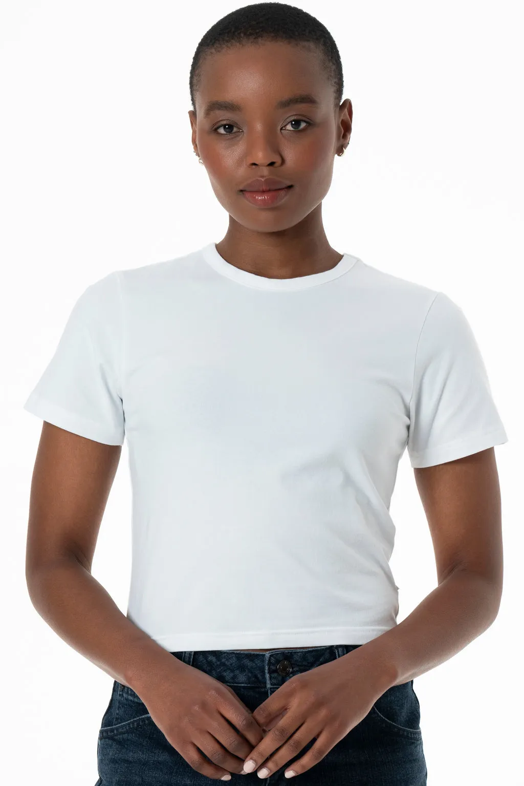 Fitted T-Shirt _ 143359 _ White sold by Refinery