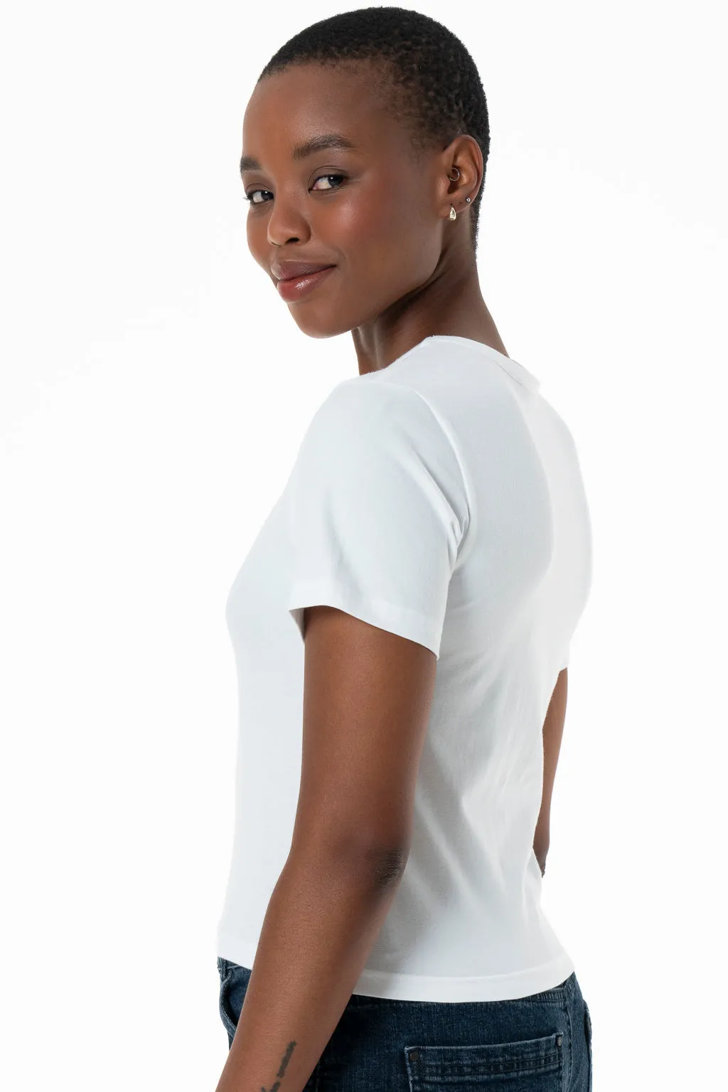 Fitted T-Shirt _ 143359 _ White sold by Refinery product image thumbnail 3