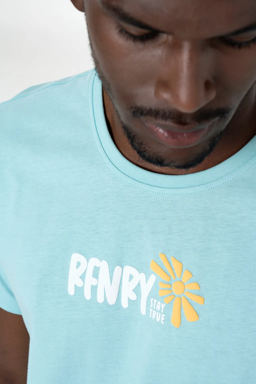 Branded T-Shirt _ 142539 _ Light Blue sold by Refinery product image thumbnail 5