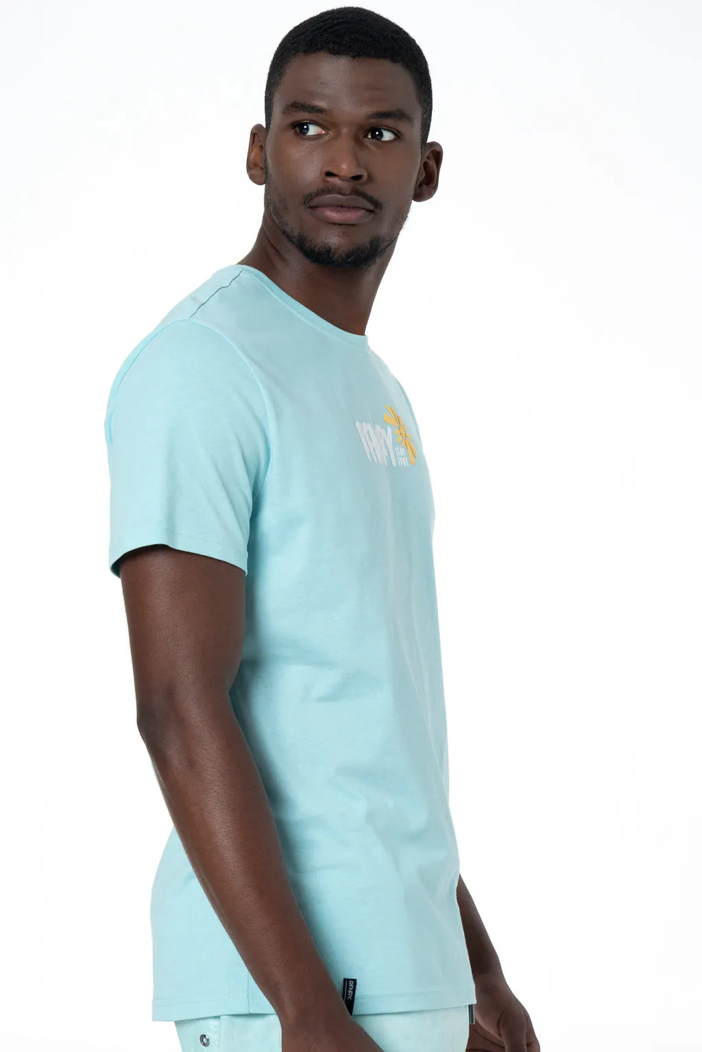 Branded T-Shirt _ 142539 _ Light Blue sold by Refinery product image thumbnail 3