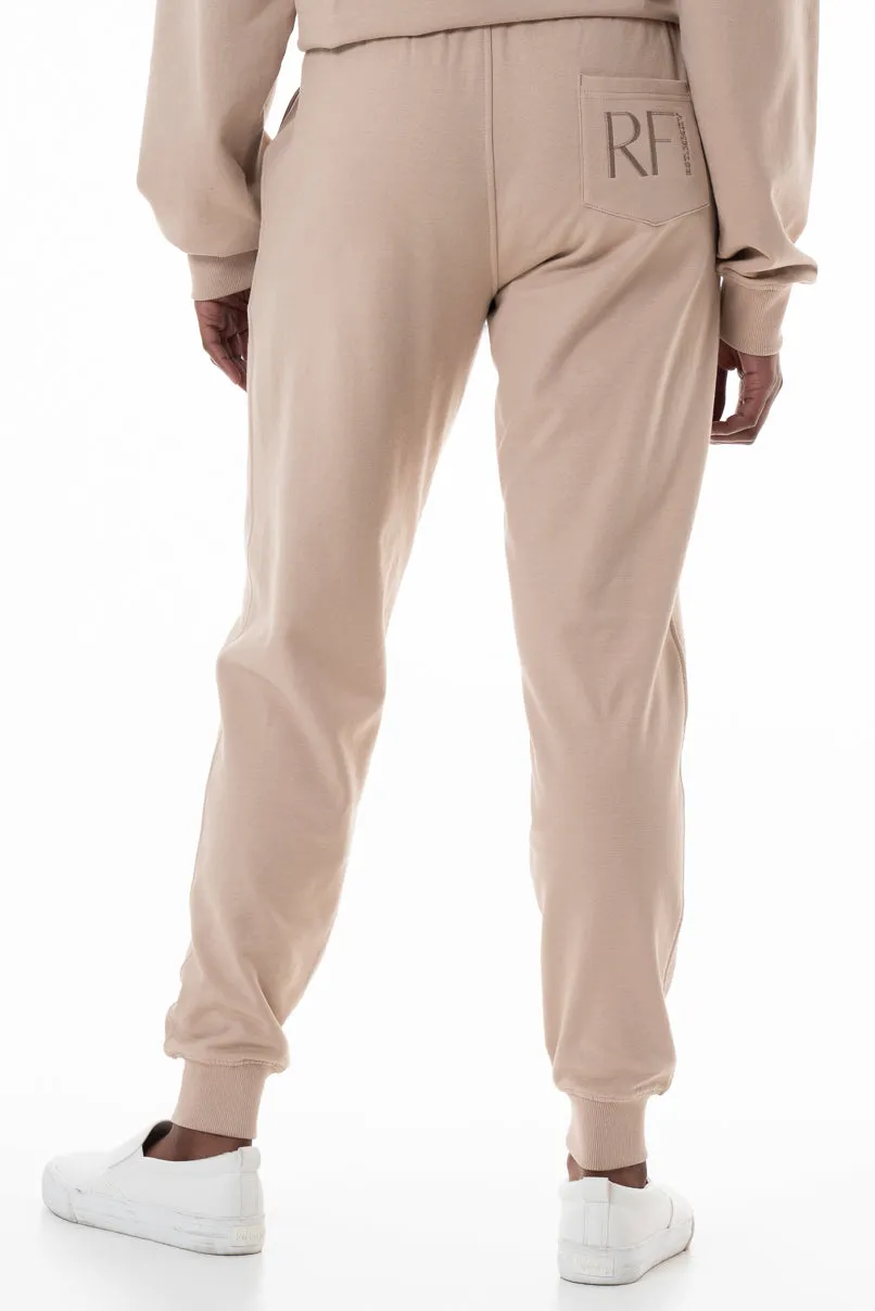 Slim Fit Track Pants _ 145606 _ Stone sold by Refinery product image thumbnail 4