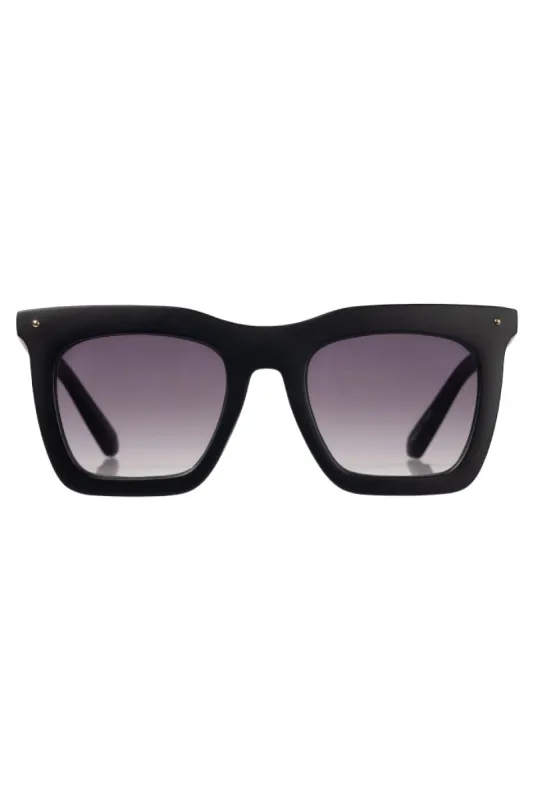 Matte Framed Sunglasses _ 150743 _ Black sold by Refinery