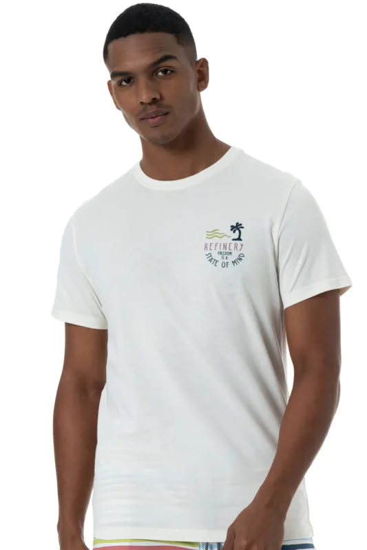 Branded T-Shirt _ 151920 _ Off White sold by Refinery