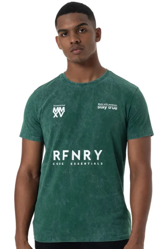 Acid Wash T-Shirt _ 151938 _ Green sold by Refinery