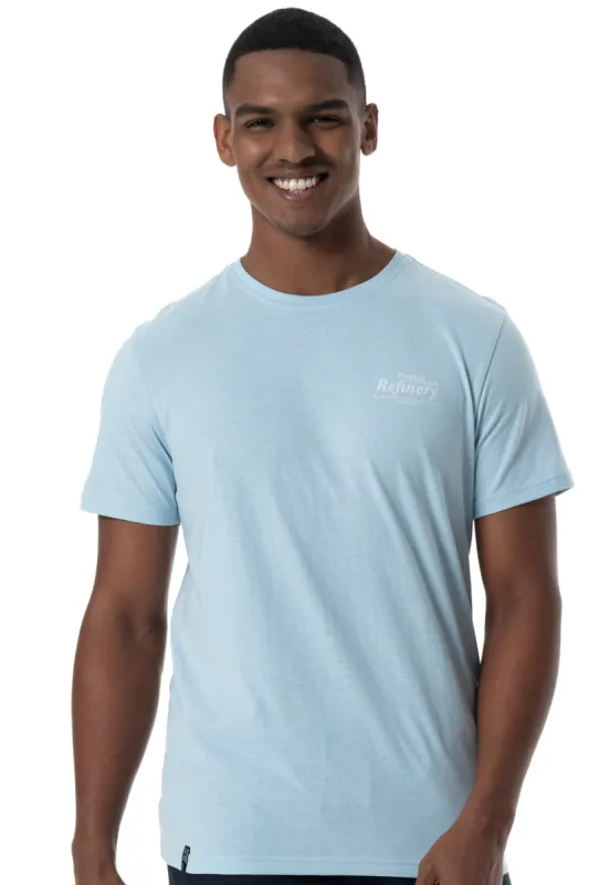 Branded T-Shirt _ 153302 _ Pale Blue sold by Refinery