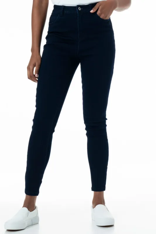 Rf09 Hi-Waisted Skinny Jeans _ 151009 _ Dark Wash sold by Refinery