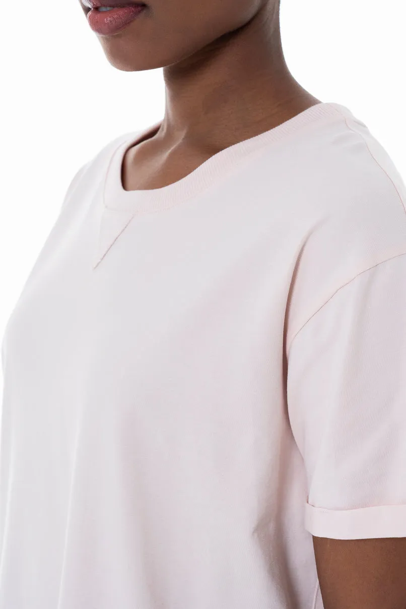 T-Shirt Dress _ 152112 _ Light Pink sold by Refinery product image thumbnail 4