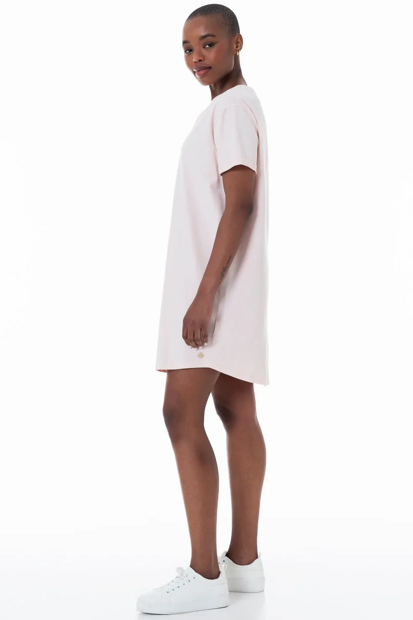T-Shirt Dress _ 152112 _ Light Pink sold by Refinery product image thumbnail 2