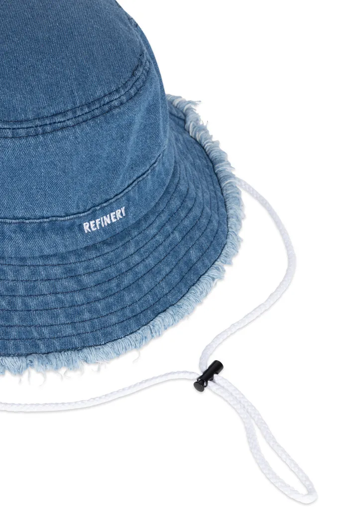 Boonie Bucket Hat _ 150716 _ Blue Denim sold by Refinery product image thumbnail 3