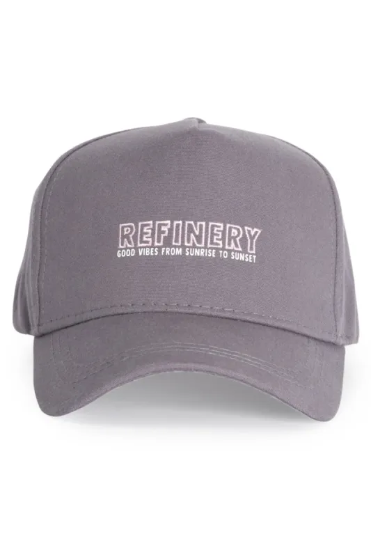 Branded Baseball Cap _ 150688 _ Dark Grey sold by Refinery