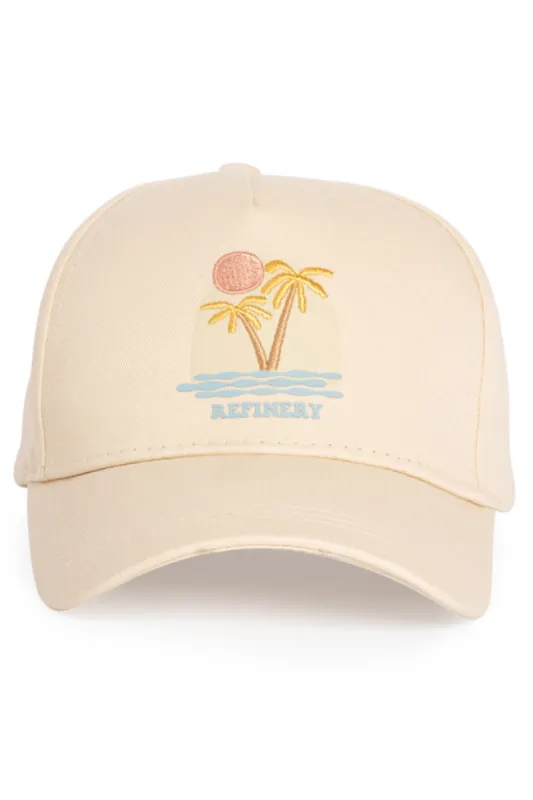 Branded Baseball Cap _ 150686 _ Stone sold by Refinery