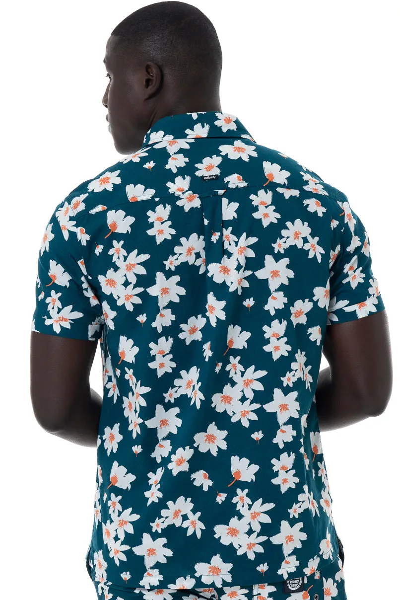 Printed Shirt _ 151698 _ Teal sold by Refinery product image thumbnail 5