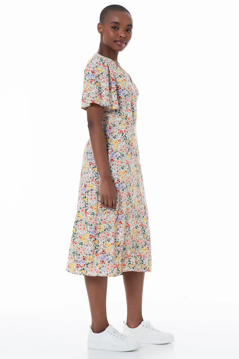 Printed Wrap Dress _ 152183 _ Multi sold by Refinery product image thumbnail 3