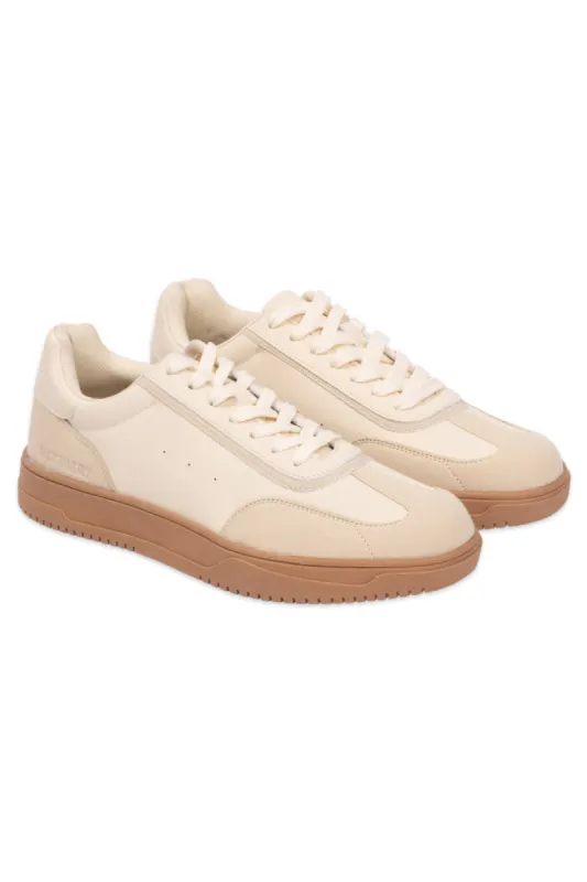 Tennis Lace-Up Sneaker _ 148842 _ Stone sold by Refinery