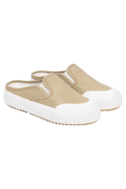 Mule Slip-On Sneaker _ 150965 _ Stone sold by Refinery
