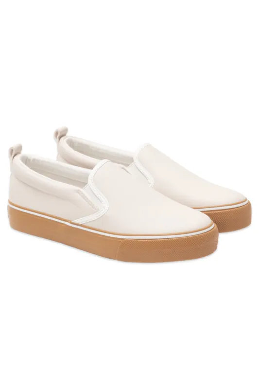 Slip-On Sneaker _ 150964 _ Beige sold by Refinery
