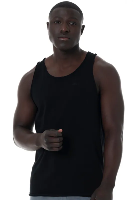 Raw Edge Tank _ 151880 _ Black sold by Refinery