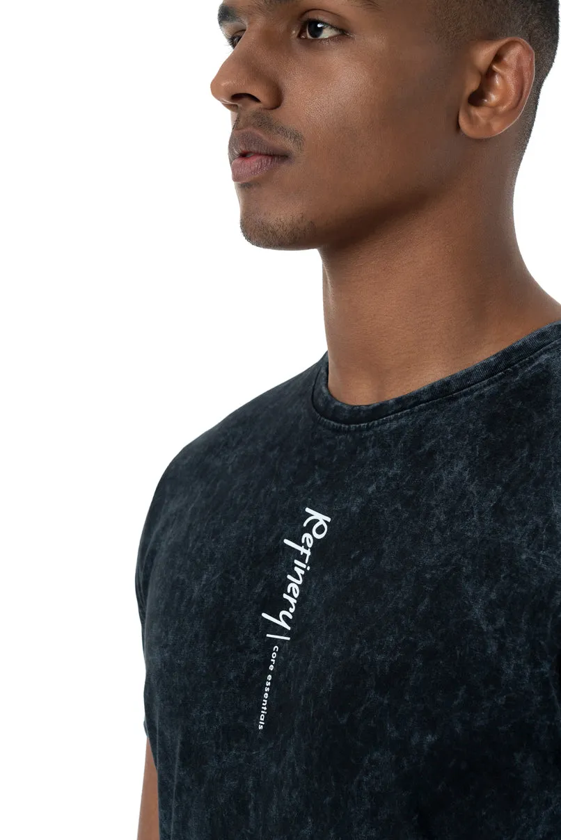 Statement Acid Wash T-Shirt _ 151937 _ Black sold by Refinery product image thumbnail 5
