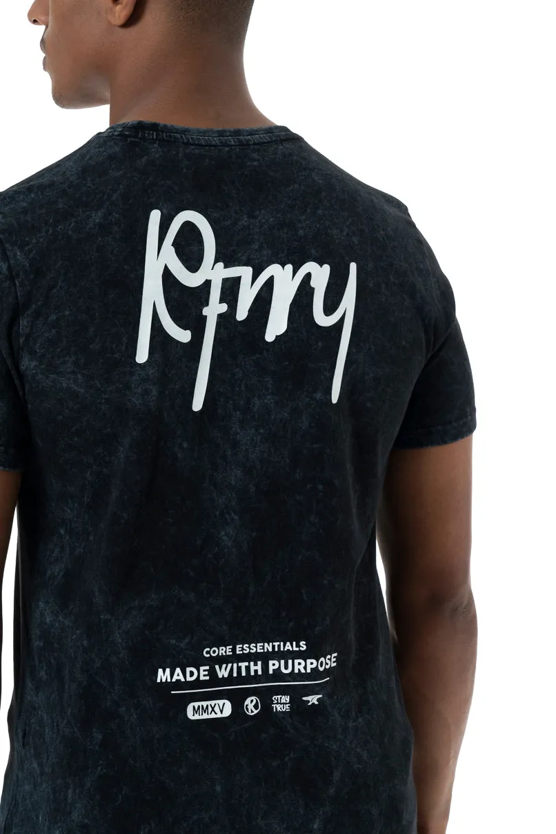 Statement Acid Wash T-Shirt _ 151937 _ Black sold by Refinery product image thumbnail 4