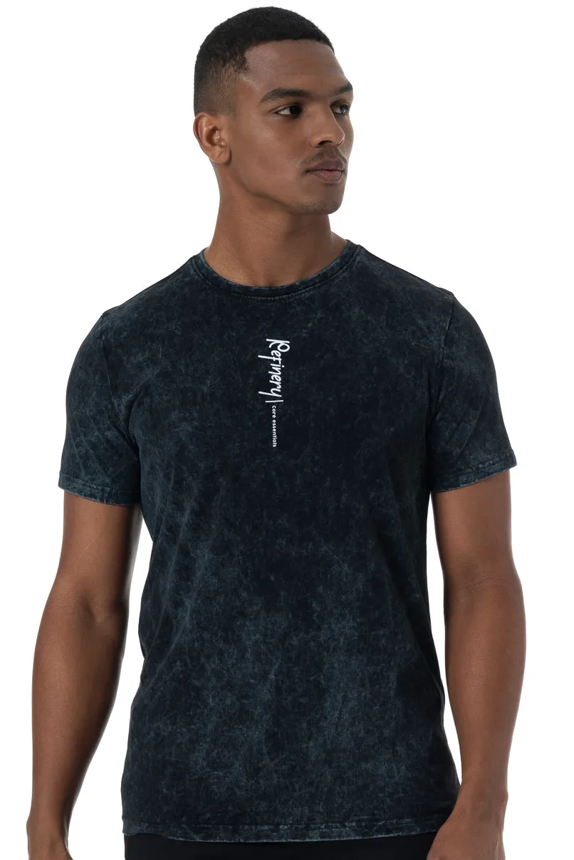 Statement Acid Wash T-Shirt _ 151937 _ Black sold by Refinery