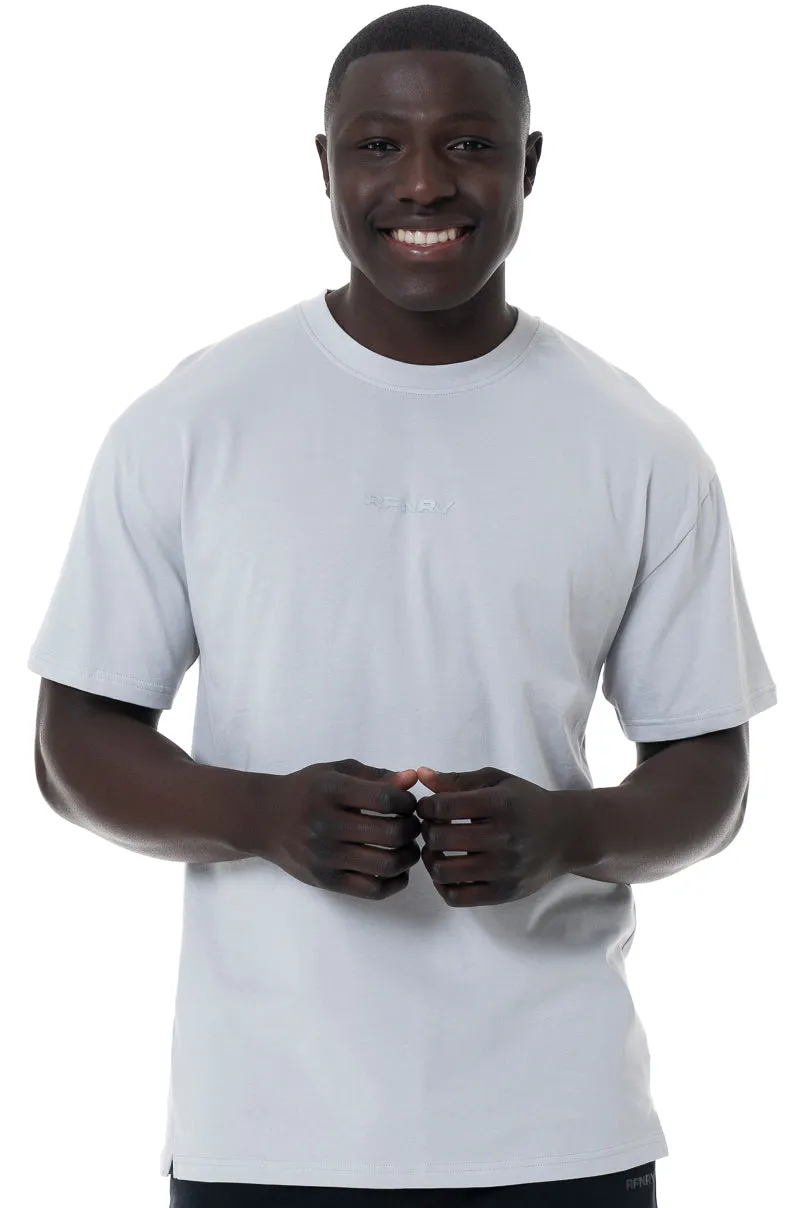 Oversized T-Shirt _ 151842 _ Light Grey sold by Refinery