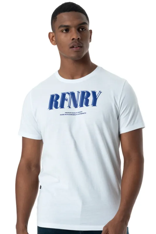 Branded T-Shirt _ 151921 _ Optic White sold by Refinery