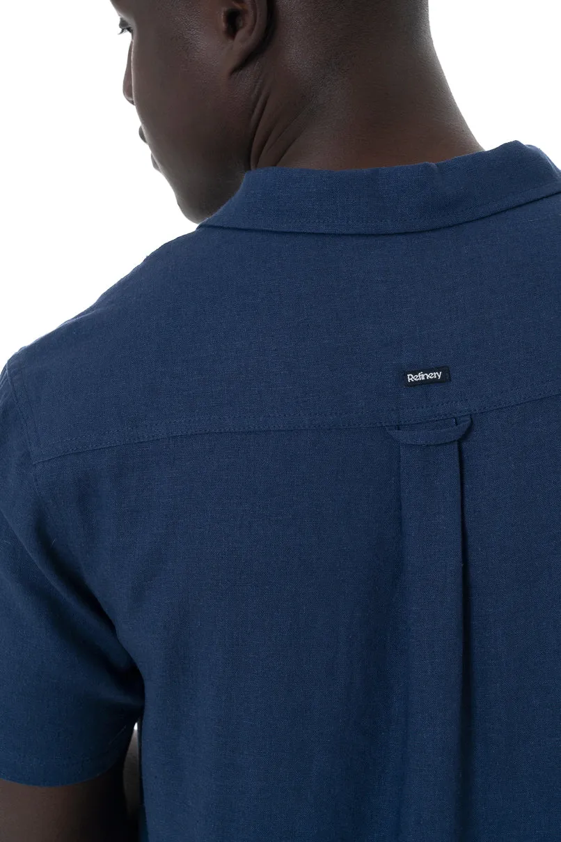 Gladneck Shirt _ 151700 _ Navy sold by Refinery product image thumbnail 4