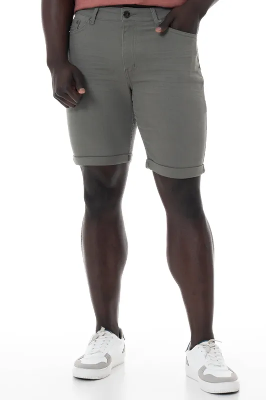 Denim Shorts _ 153936 _ Fatigue sold by Refinery