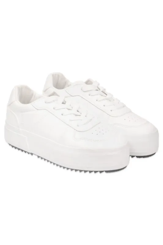 Platform Sneaker _ 151001 _ White sold by Refinery