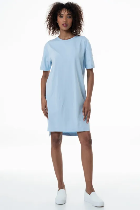 T-Shirt Dress _ 153685 _ Blue sold by Refinery