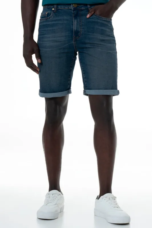 Denim Shorts _ 153912 _ Dark Wash sold by Refinery