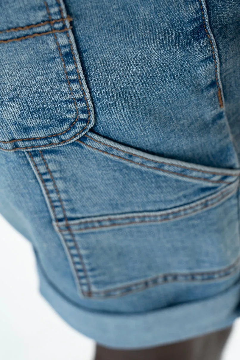 Denim Shorts _ 153913 _ Light Wash sold by Refinery product image thumbnail 5