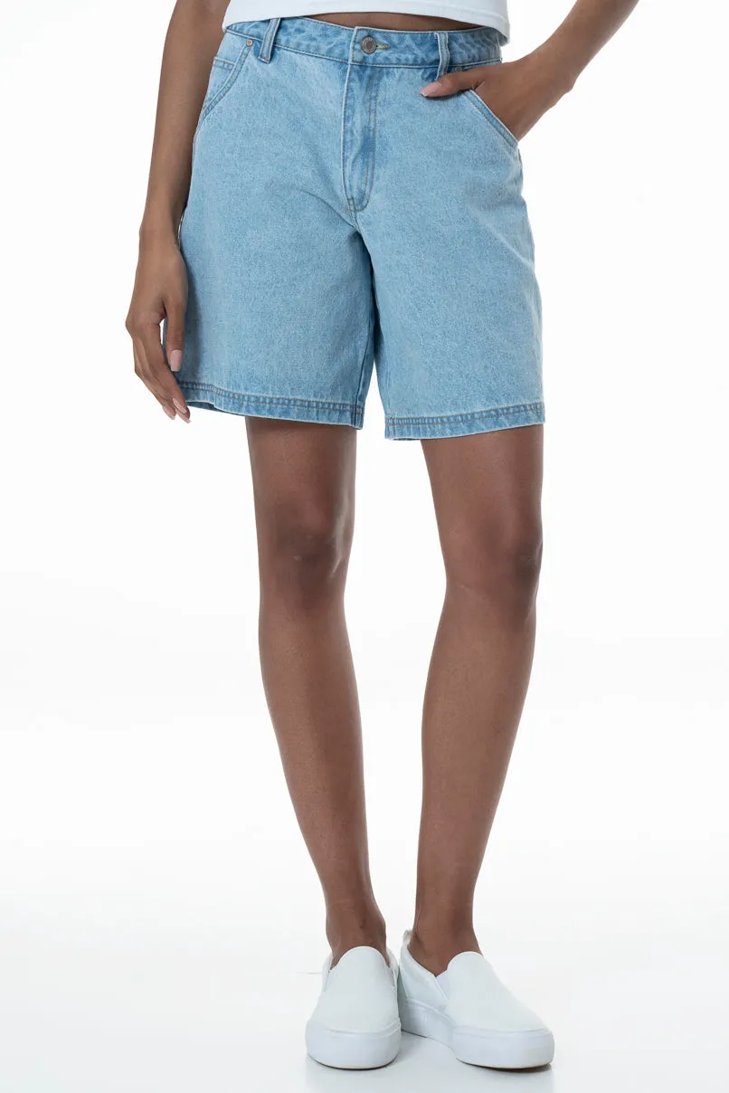 Bermuda Denim Shorts _ 151996 _ Light Wash sold by Refinery