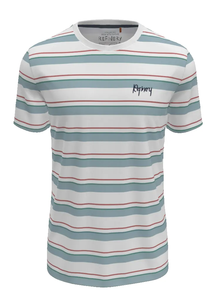 Stripe T-Shirt _ 151906 _ Off White sold by Refinery product image thumbnail 3