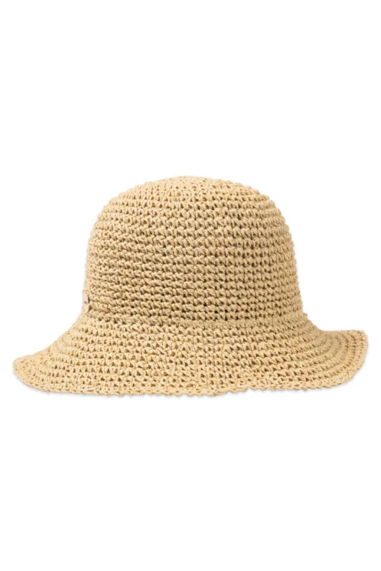 Raffia Hat _ 154053 _ Natural sold by Refinery