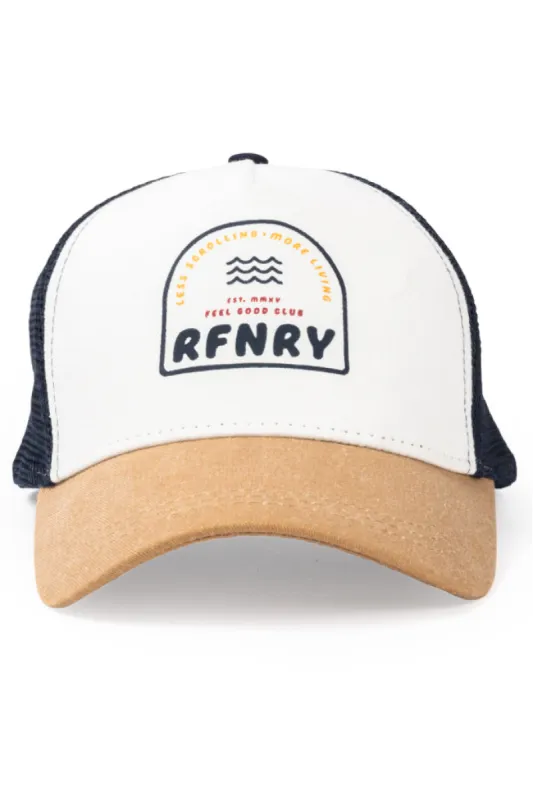 Trucker Peak Cap _ 154069 _ Blue sold by Refinery
