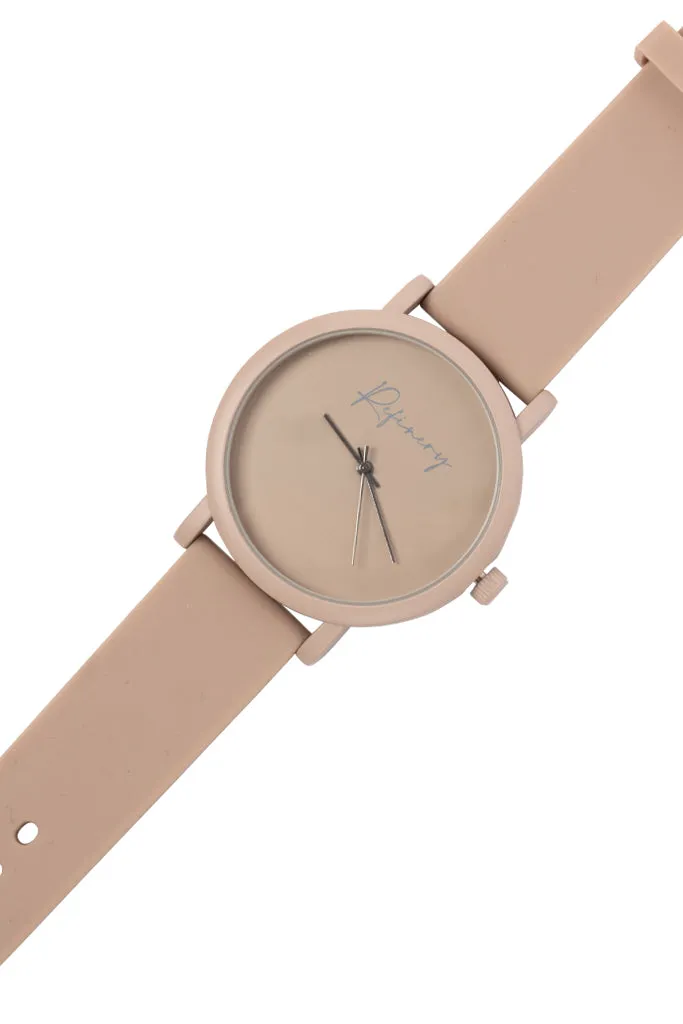 Silicone Strap Watch _ 154090 _ Stone sold by Refinery product image thumbnail 2