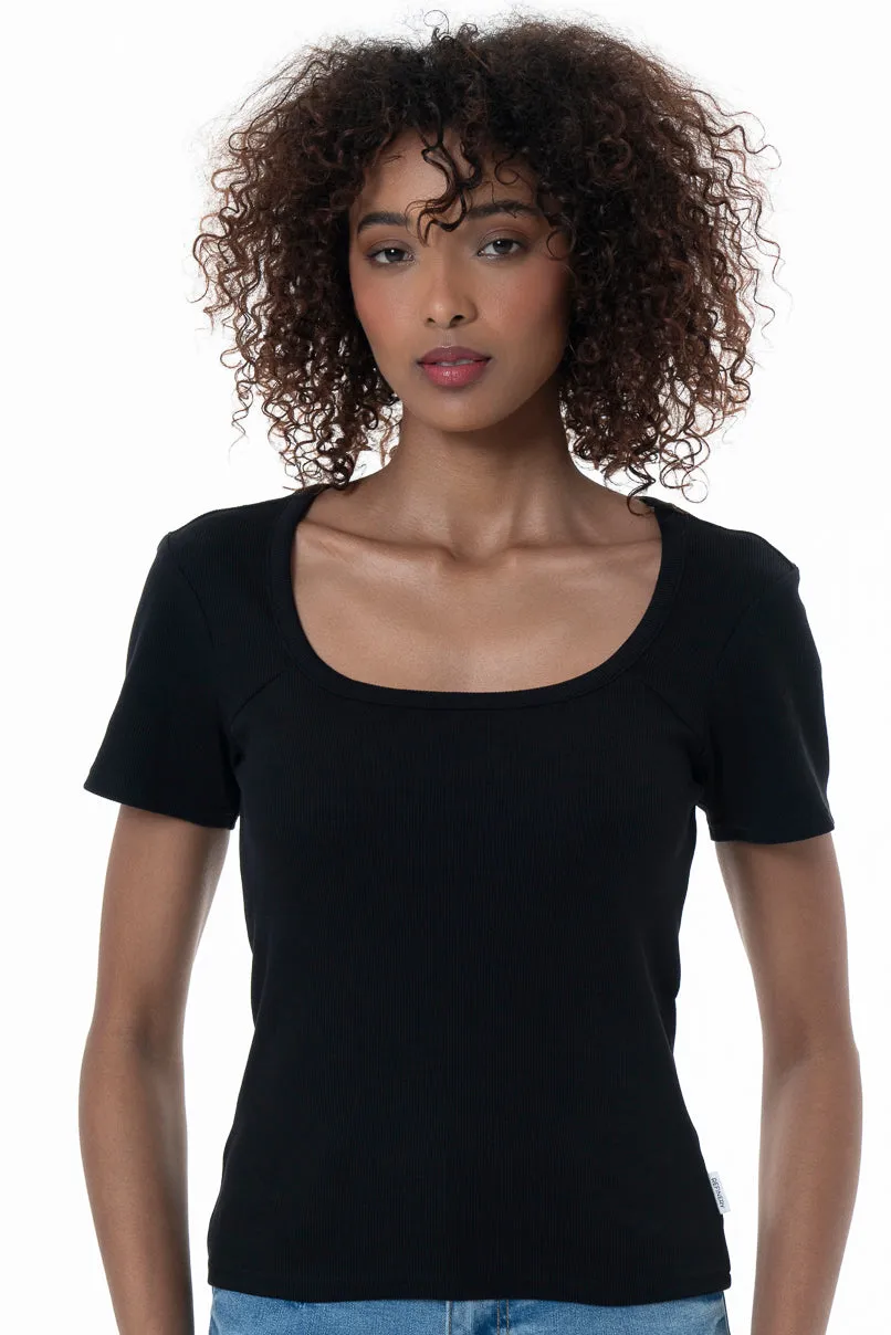 Square Neck T-Shirt sold by Refinery product image thumbnail 4
