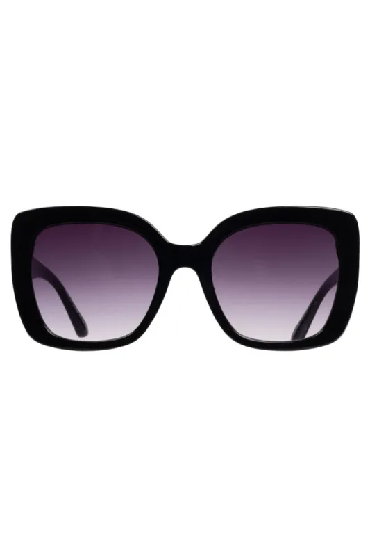 Oversized Sunglasses _ 154081 _ Black sold by Refinery