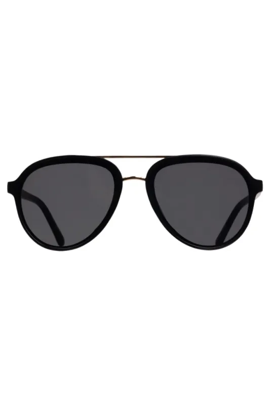 Aviator Sunglasses _ 154078 _ Black sold by Refinery