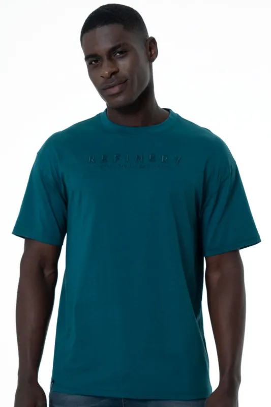 Oversized T-Shirt _ 153363 _ Teal sold by Refinery