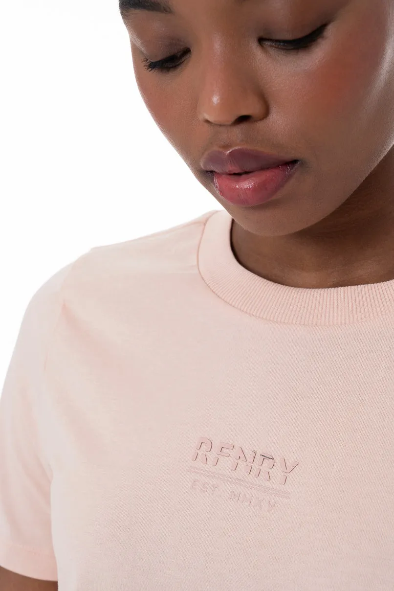 Branded T-Shirt _ 152283 _ Dusty Pink sold by Refinery product image thumbnail 3