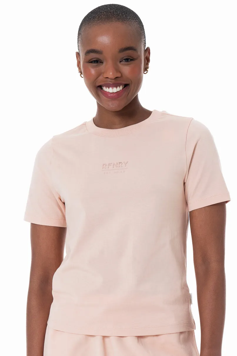 Branded T-Shirt _ 152283 _ Dusty Pink sold by Refinery product image thumbnail 2