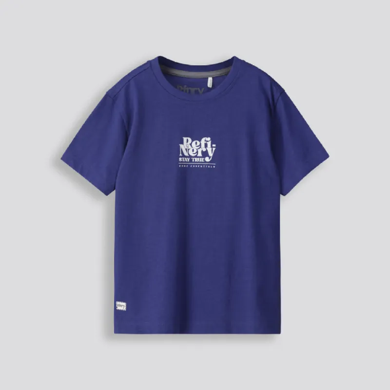 Branded Tee _ 153313 _ Navy sold by Refinery