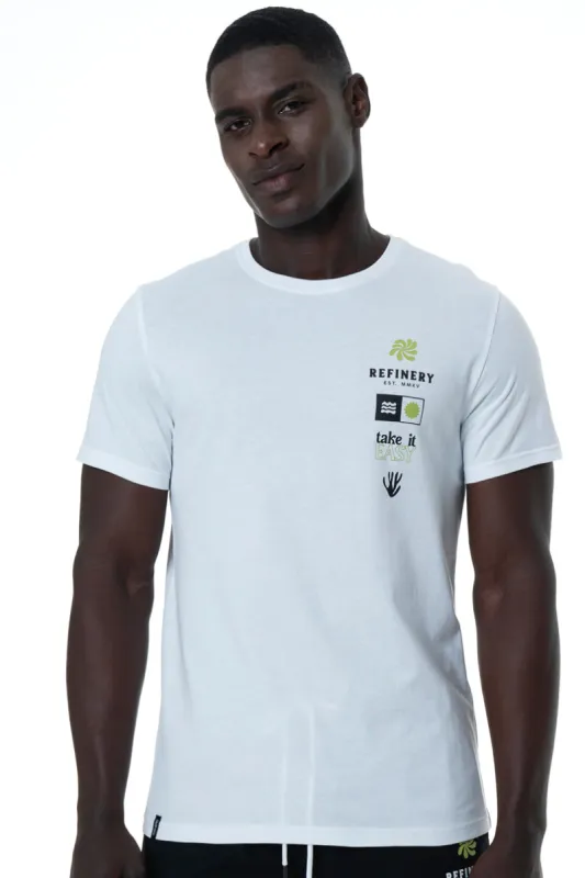 Statement T-Shirt _ 152131 _ Optic White sold by Refinery