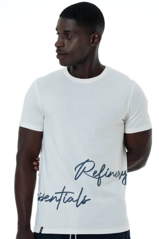 Statement T-Shirt _ 152133 _ Off White sold by Refinery