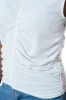 High Neck Ruched Tank Top _ 152295 _ Optic White sold by Refinery