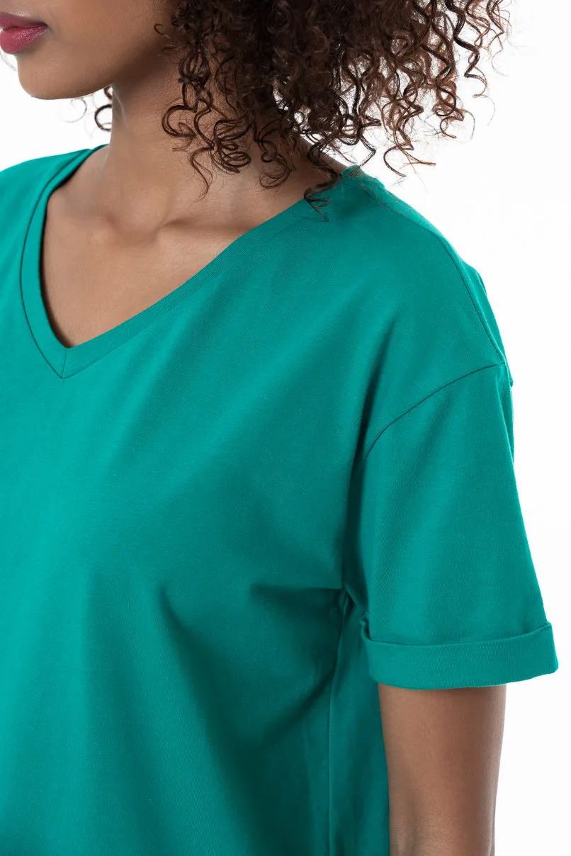 T-Shirt Dress _ 153675 _ Green sold by Refinery product image thumbnail 2