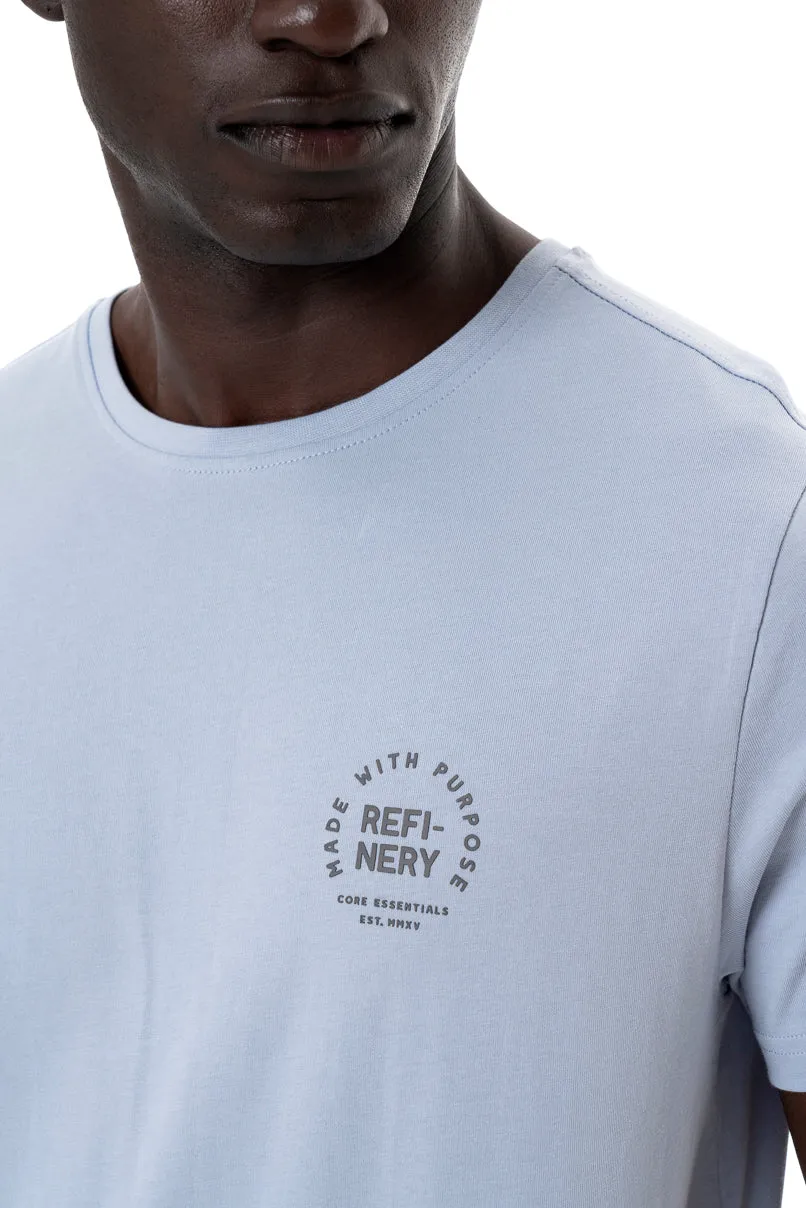 Branded T-Shirt _ 145359 _ Light Blue sold by Refinery product image thumbnail 4